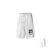 Basketball Shorts Stripes - White